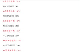 职场加分好习惯 精选400条