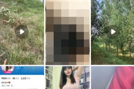 抖音  空心菜  大奶骚妇 付费私拍大尺度 户外露出 啪啪  14V